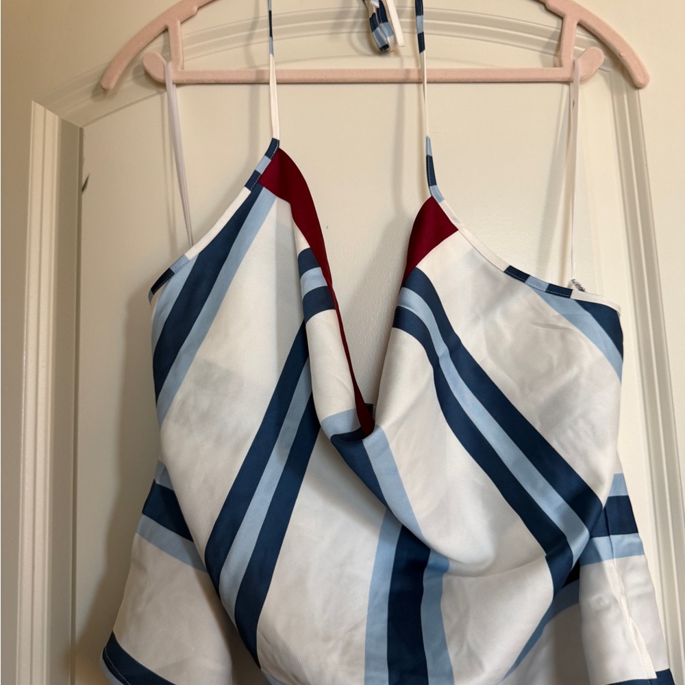 LOFT Multicolor Striped Cami Top